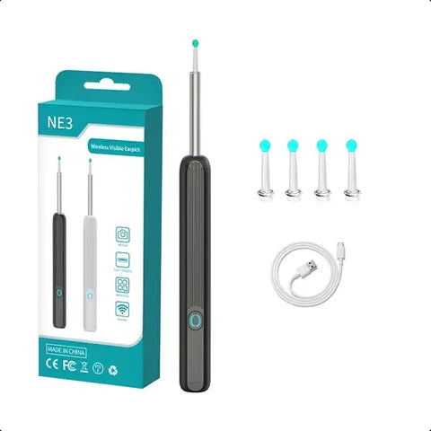 Limpiador de oídos con cámara HD y WiFi