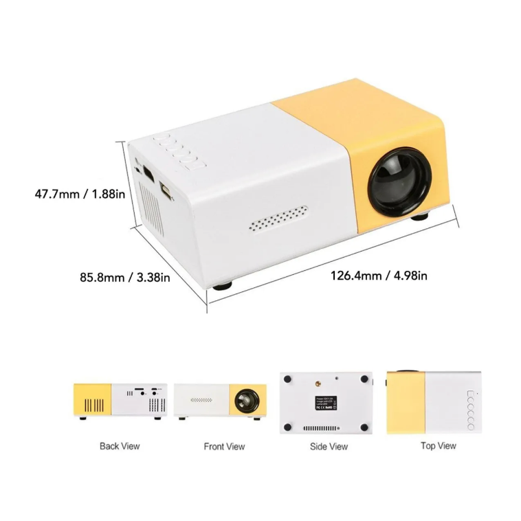 Mini proyector LED portátil