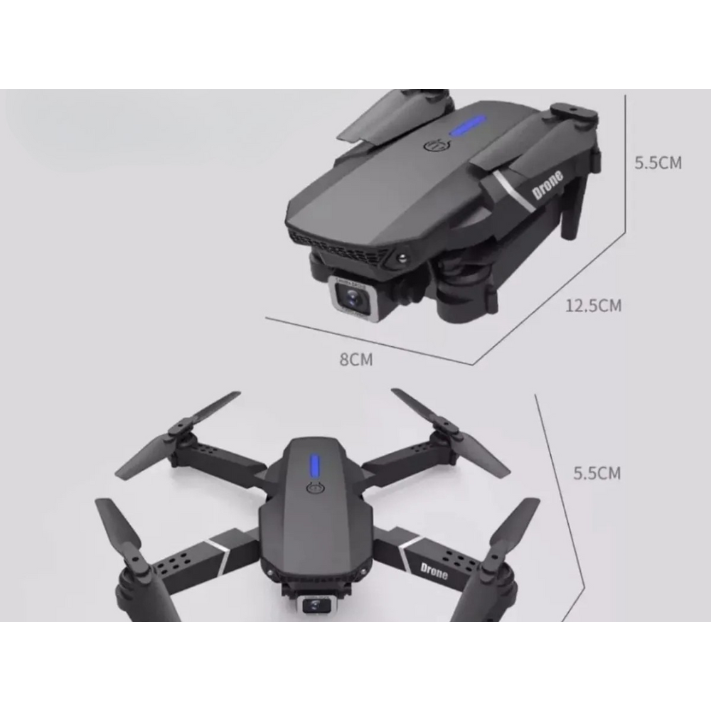 Drone E88 Pro plegable con doble cámara