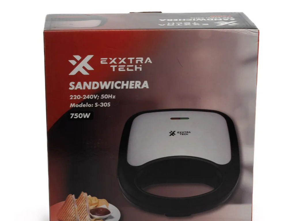 Sandwichera eléctrica 750 W