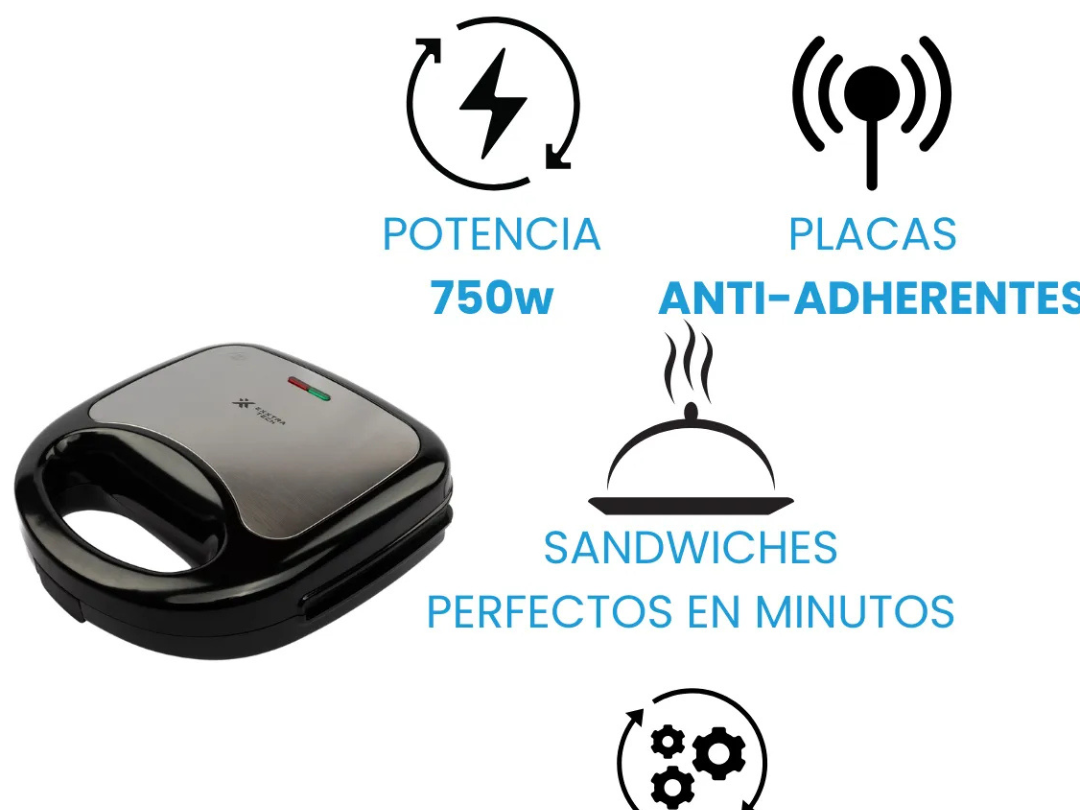 Sandwichera eléctrica características