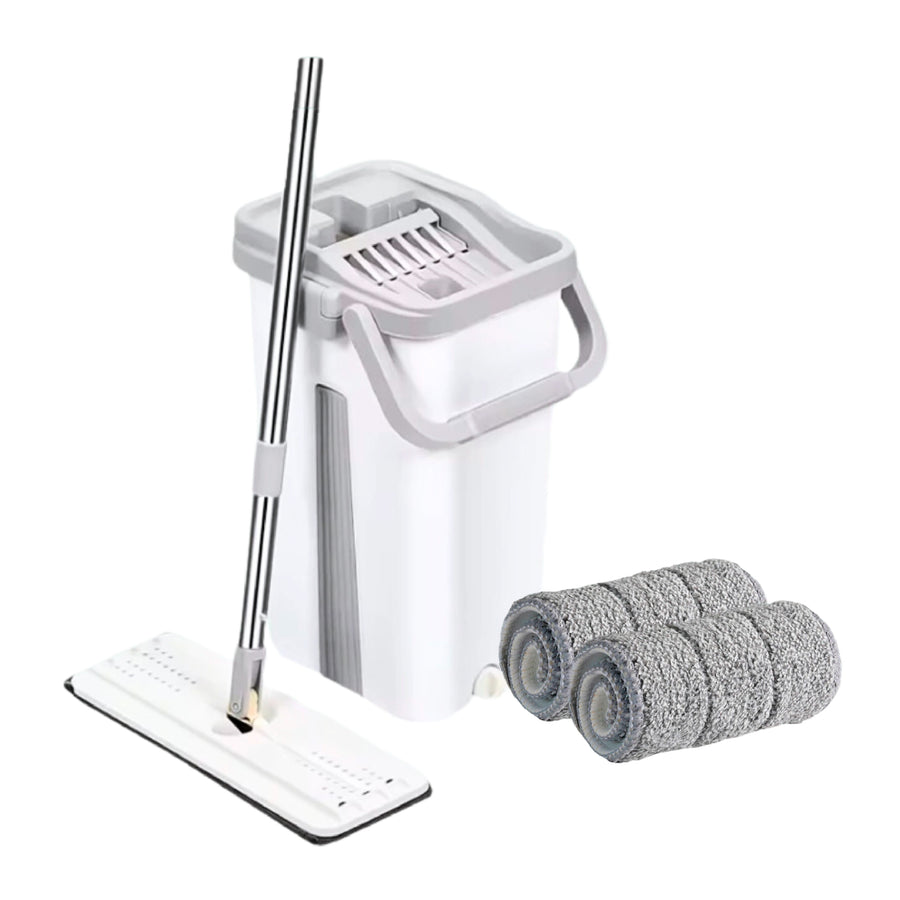 Mopa plana 360 con balde escurridor
