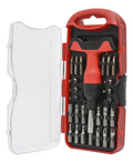 Set de destornillador con 25 puntas y estuche