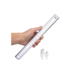 Barra LED recargable 50 cm con sensor de movimiento