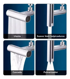 Tipos de chorro de la extensión de grifo