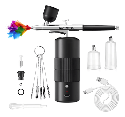 Kit aerógrafo inalámbrico recargable