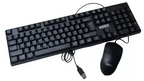 Teclado y mouse vista superior