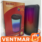 Parlante Bluetooth portátil con luces RGB y correa