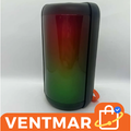 Parlante Bluetooth portátil con luces RGB y correa