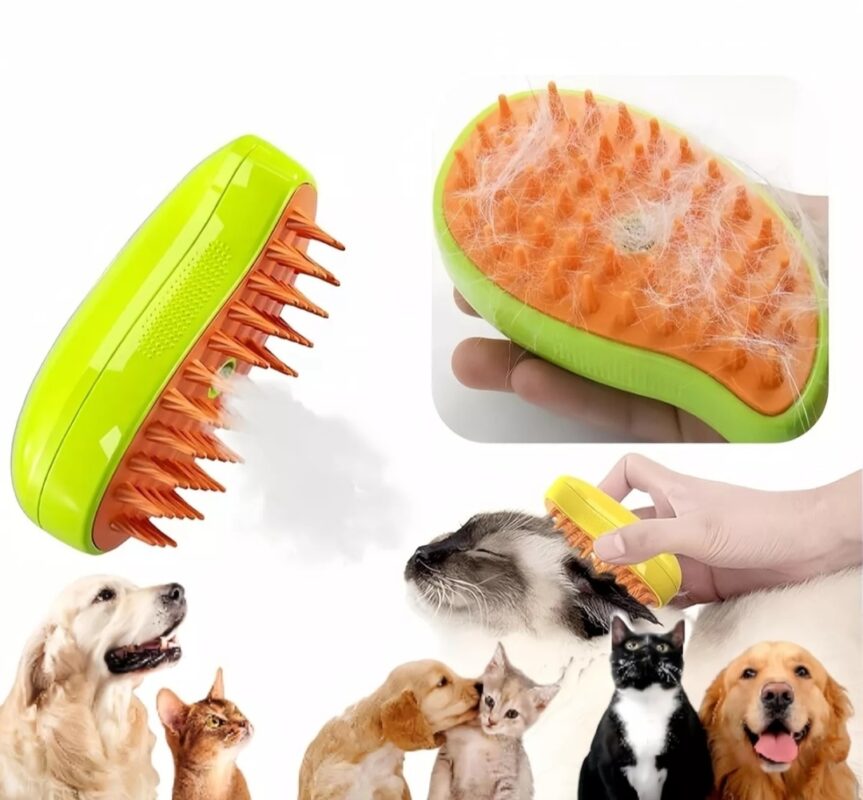 Cepillo a vapor para mascotas