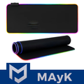 Mouse pad gamer XL con luces LED 80 x 30 cm