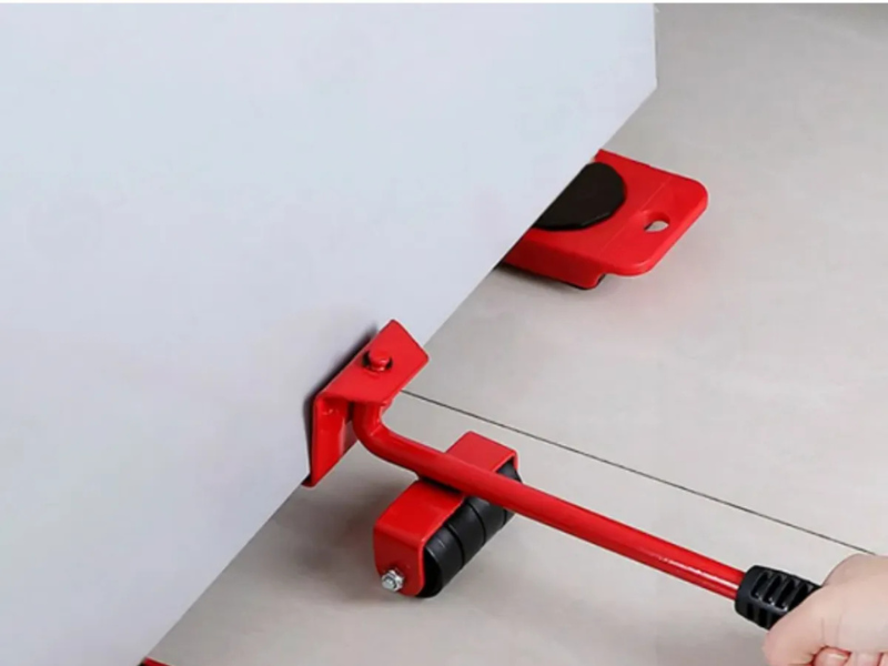 Kit para mover muebles en uso