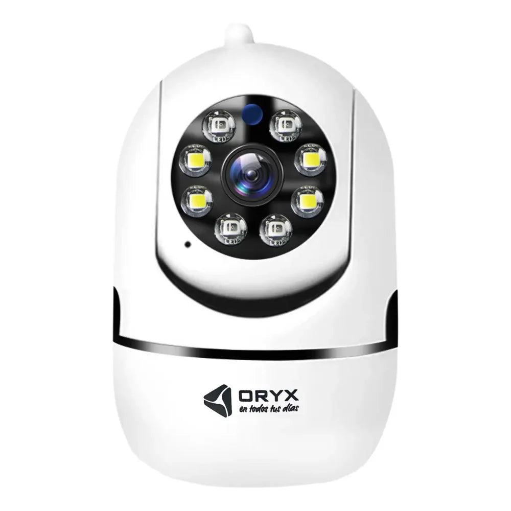 Cámara de seguridad WiFi interior 360° con visión nocturna