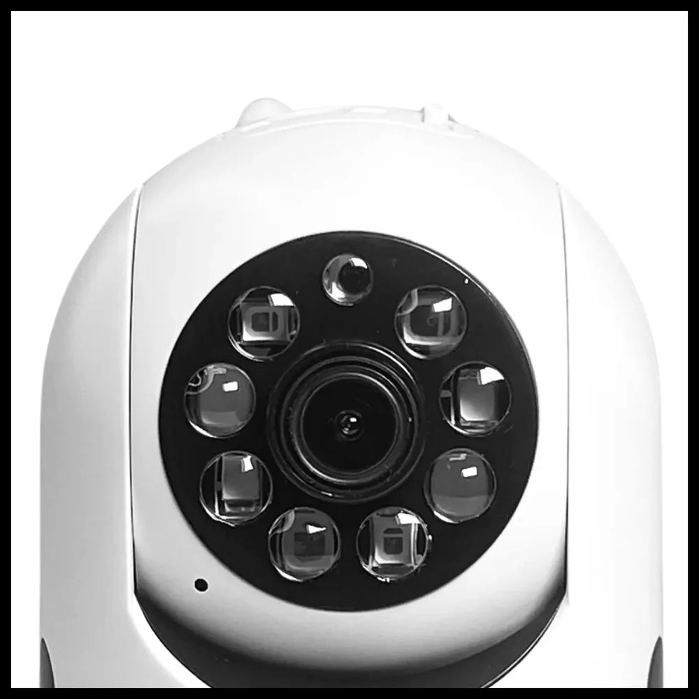 Cámara de seguridad WiFi interior 360° con visión nocturna