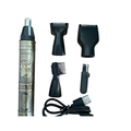 Kit grooming recargable 4 en 1 para barba, nariz y patillas