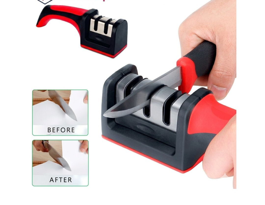 Afilador de cuchillos de 3 etapas