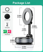 Soporte magnético para celular: detalle de la base
