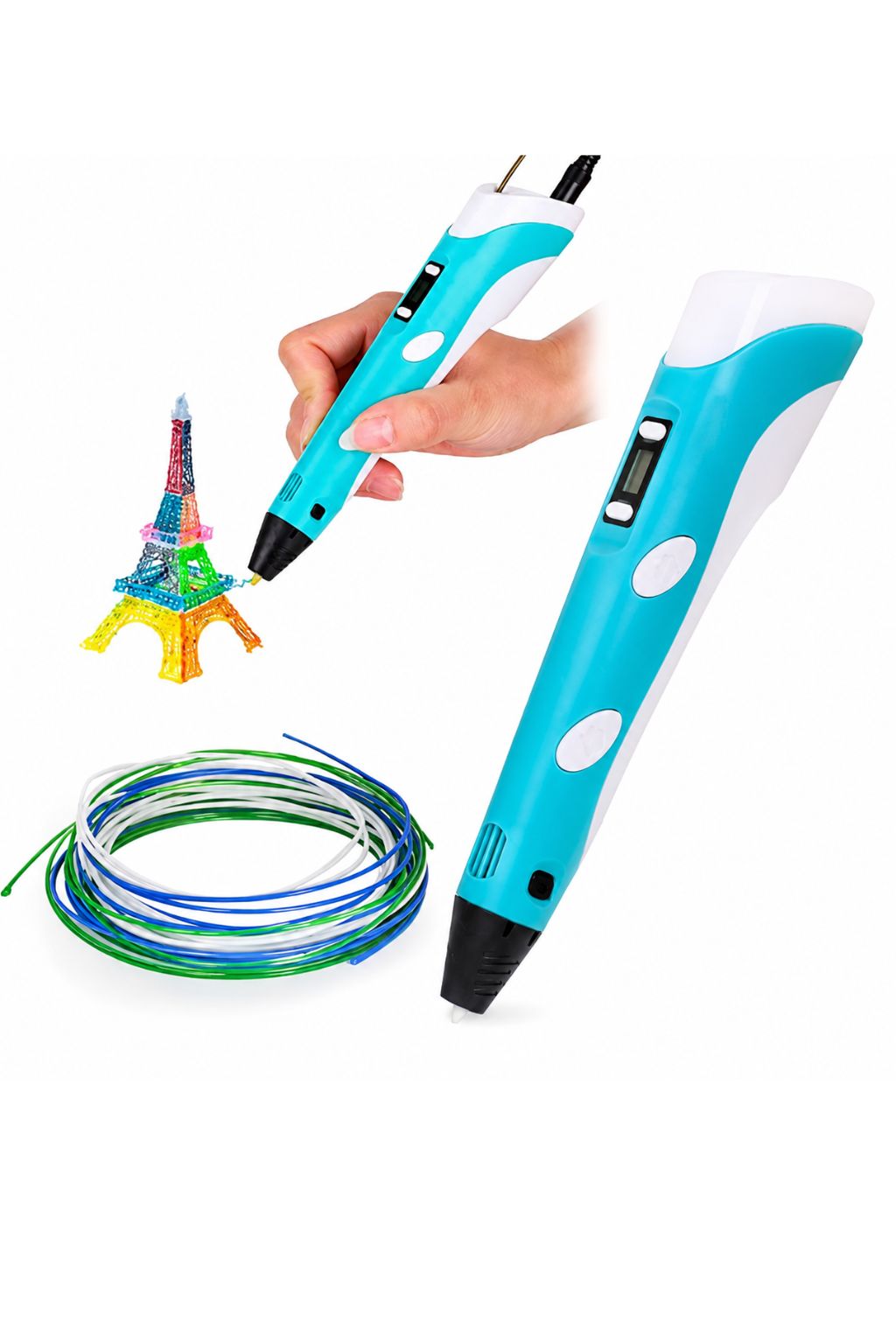 Lápiz 3D con filamento