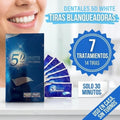 Tiras blanqueadoras dentales 5D White: 7 tratamientos con guía de tonos
