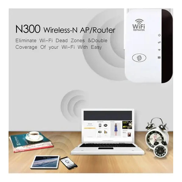 Repetidor WiFi con puerto Ethernet