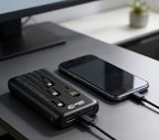 Power bank con cables integrados