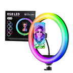 Aro de luz 3D profesional RGB 36 cm