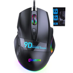 Mouse gamer RGB con cable G6 de 9 botones