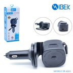 Cargador para auto con cable retráctil tipo C Ibek IB-A2611