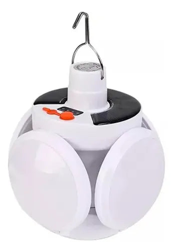 Lámpara LED solar colgante recargable para camping y emergencias