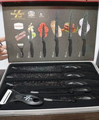 Set de 5 cuchillos de cocina con pelapapas