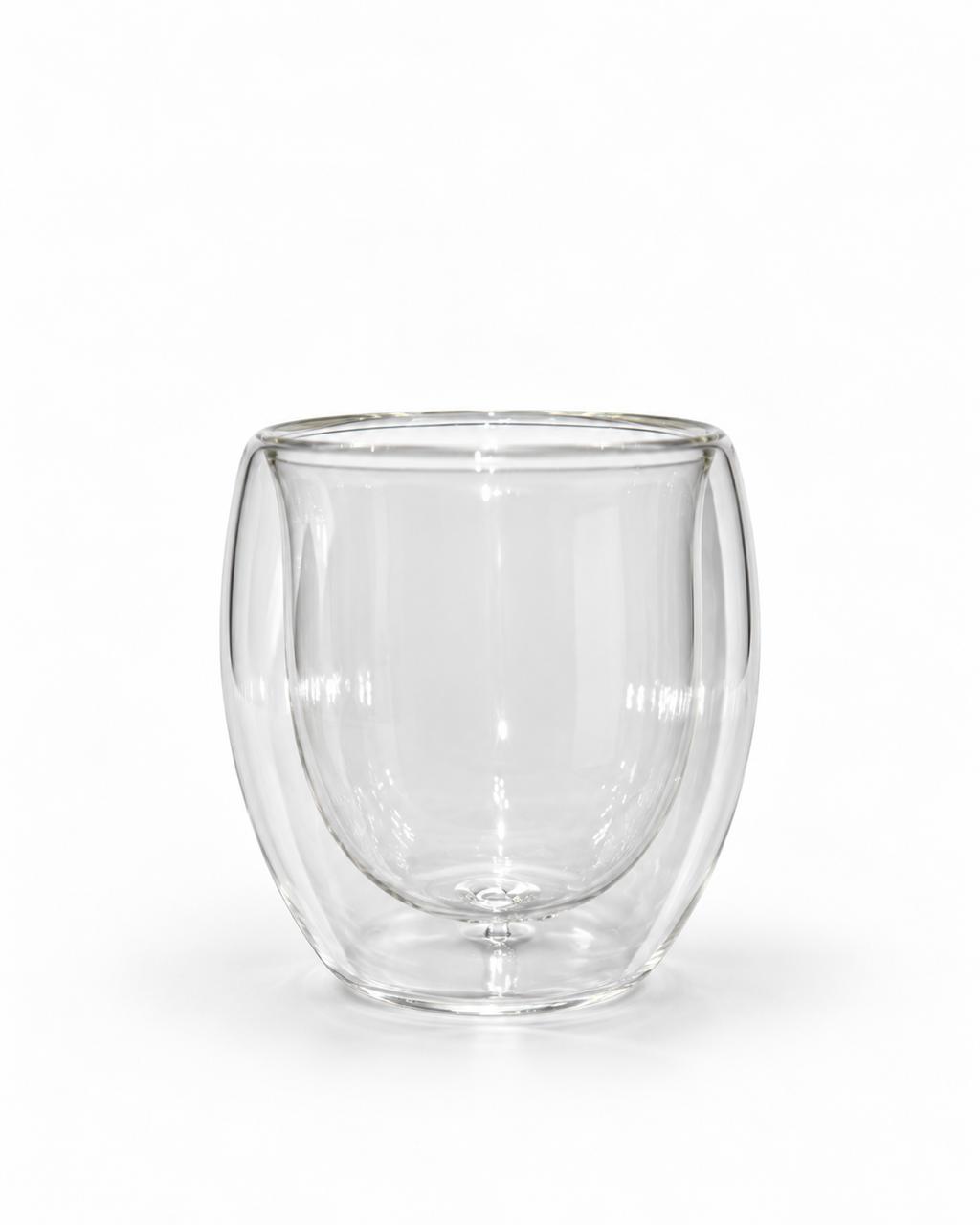 Vaso térmico de vidrio doble pared 150 ml
