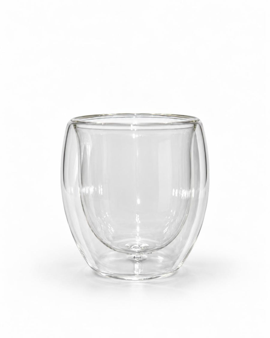 Vaso térmico de vidrio doble pared 250 ml