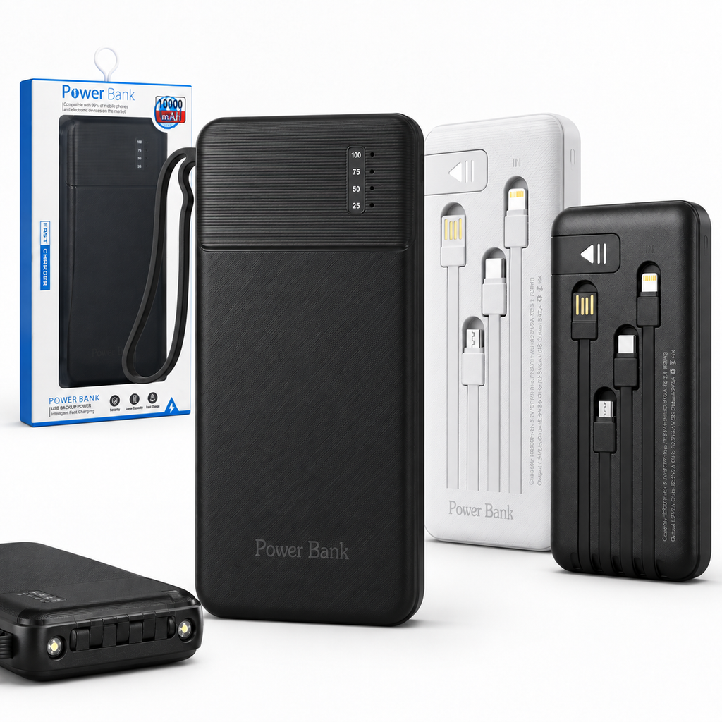 Power bank 10.000 mAh con linterna CM-660