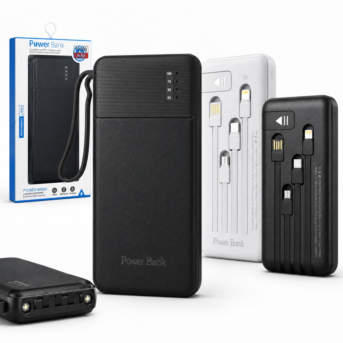 Power bank 10.000 mAh con linterna CM-660