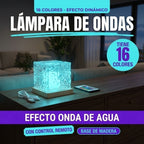 Lámpara cubo efecto onda de agua RGB recargable con control remoto