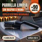 Cepillo eléctrico rotativo para parrilla y cocina recargable