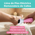 Lima de pies eléctrica removedora de callos con rodillo diamantado