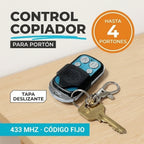Control remoto copiador para portón 433 MHz 4 canales