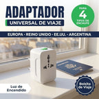 Adaptador de enchufe universal de viaje 4 en 1