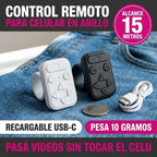 Anillo control remoto Bluetooth para celular: pasá videos y sacá fotos