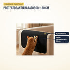 Protector antiarañazos autoadhesivo para sillones 60 x 30 cm: partes del producto en detalle