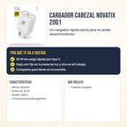 Cargador cabezal Novatix 2001: beneficios, características y qué incluye