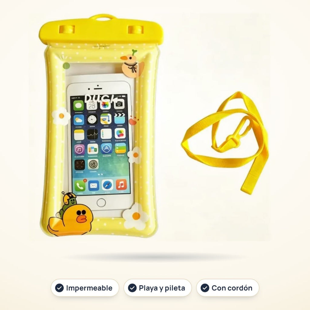 Incluido en el combo: Funda impermeable para celular