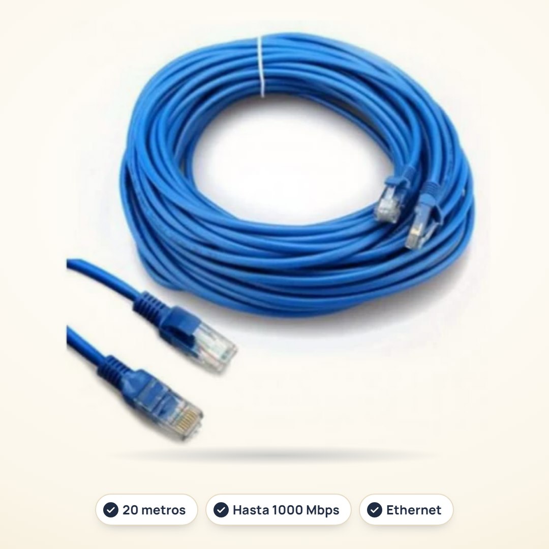 Cable de red de 20 metros