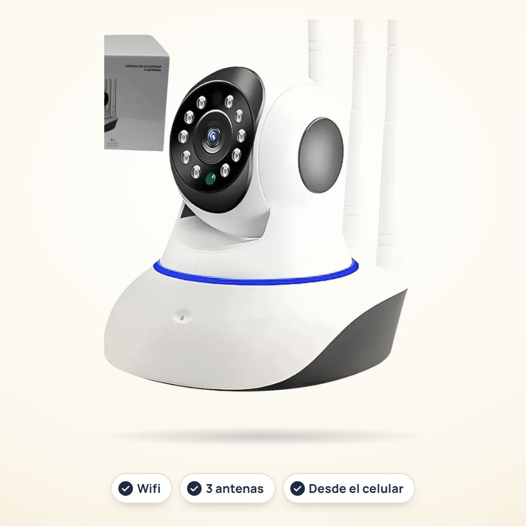 Cámara IP de seguridad inalámbrica Suono con 3 antenas