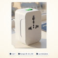 Adaptador de enchufe universal de viaje 4 en 1